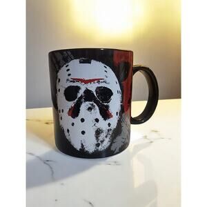 FRIDAY THE 13TH JASON “Wish It Was Friday” HORROR Huge 20 Oz. Coffee Mug NEW